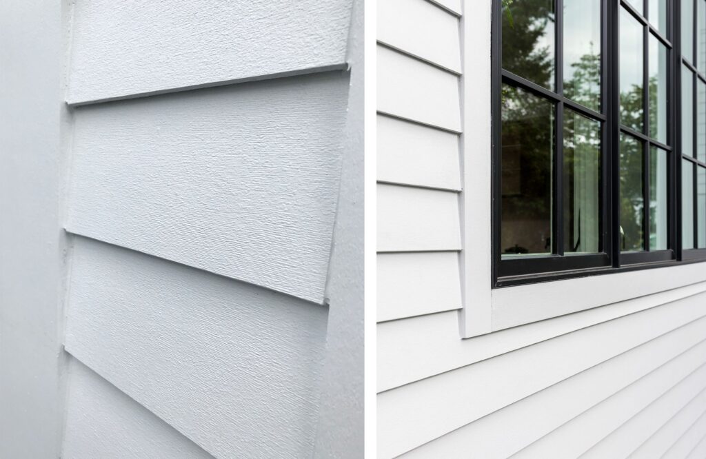 New siding on a Texas home